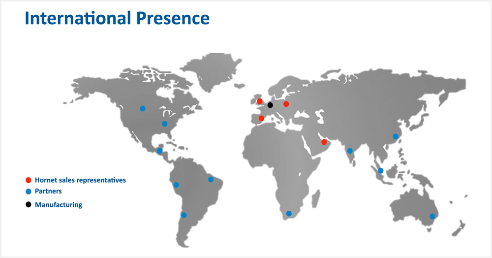 Hornet Laser Cladding: International Presence