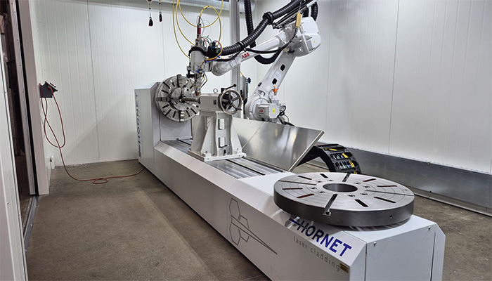 New Installation of Hornet Laser Cladding for Emerson in the USA