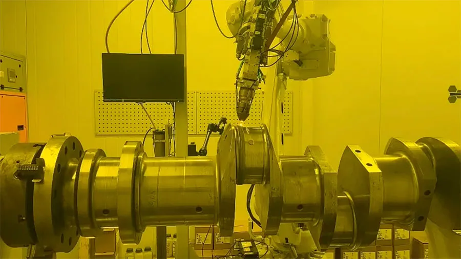 cranshaft laser cladding 1