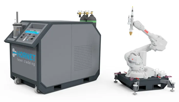 The Hornet mobile laser cladding system for on-site cladding 