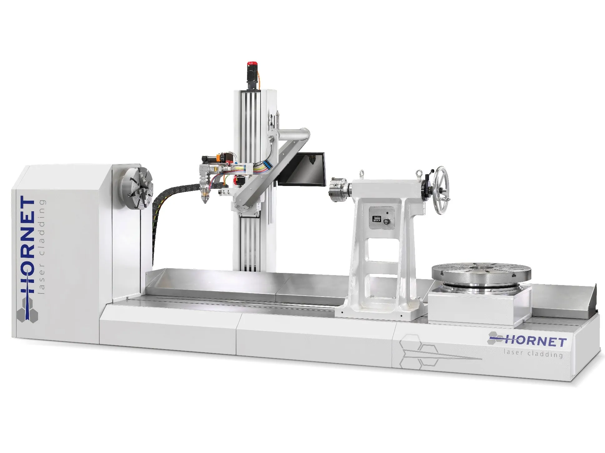 Turn key laser cladding system 