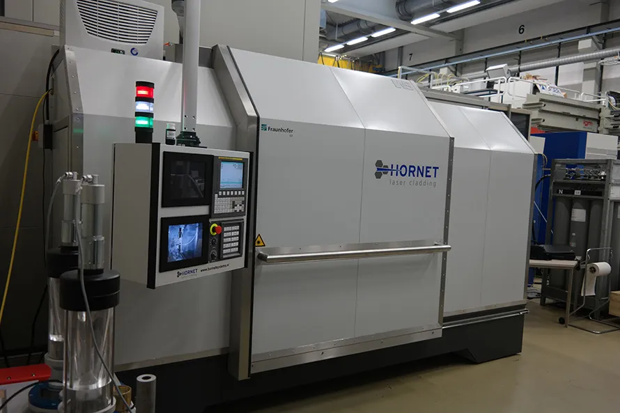 EHLA laser cladding system 